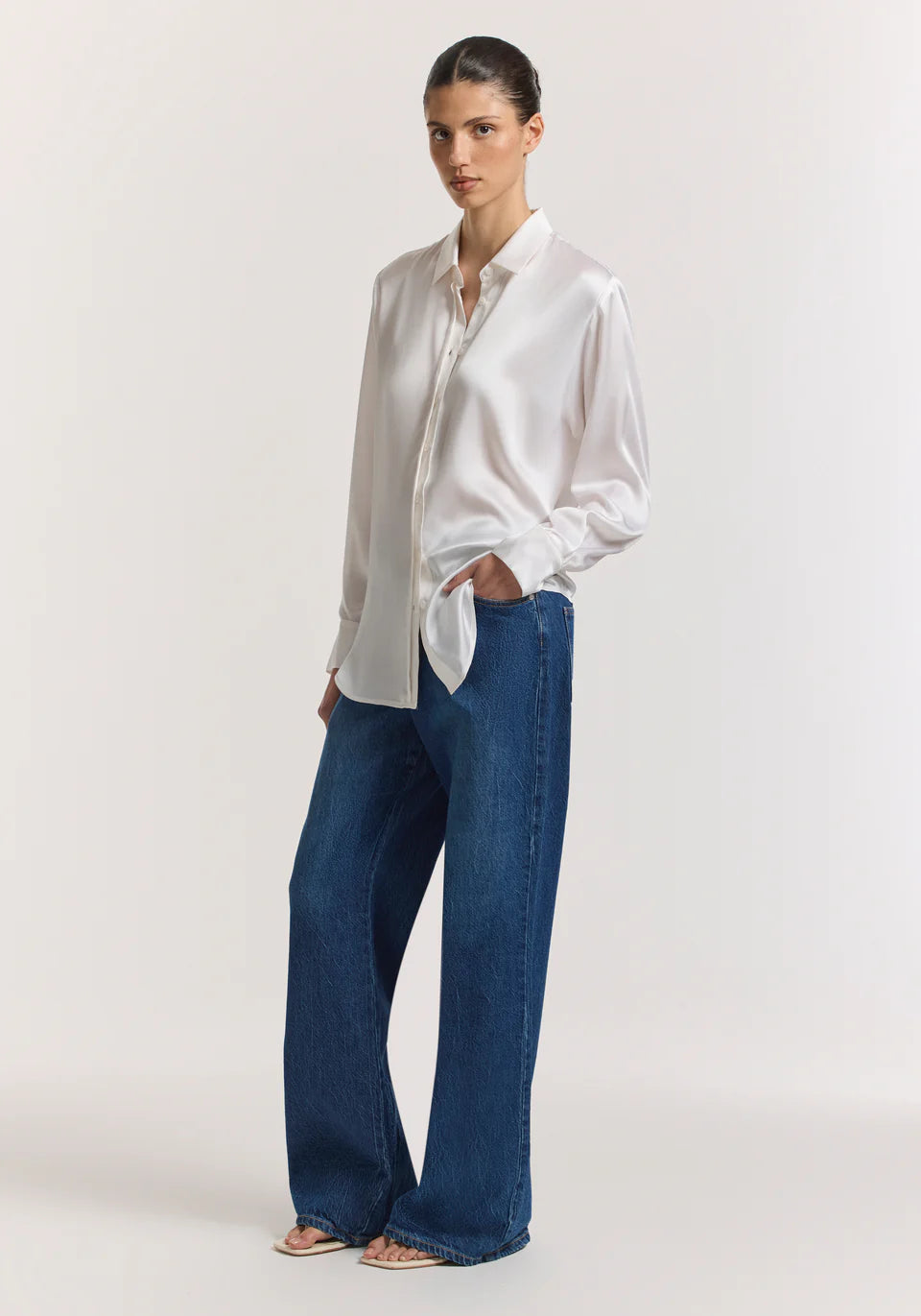 VIKTORIA & WOODS Memorial Silk Shirt - Ivory