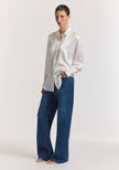 VIKTORIA & WOODS Memorial Silk Shirt - Ivory