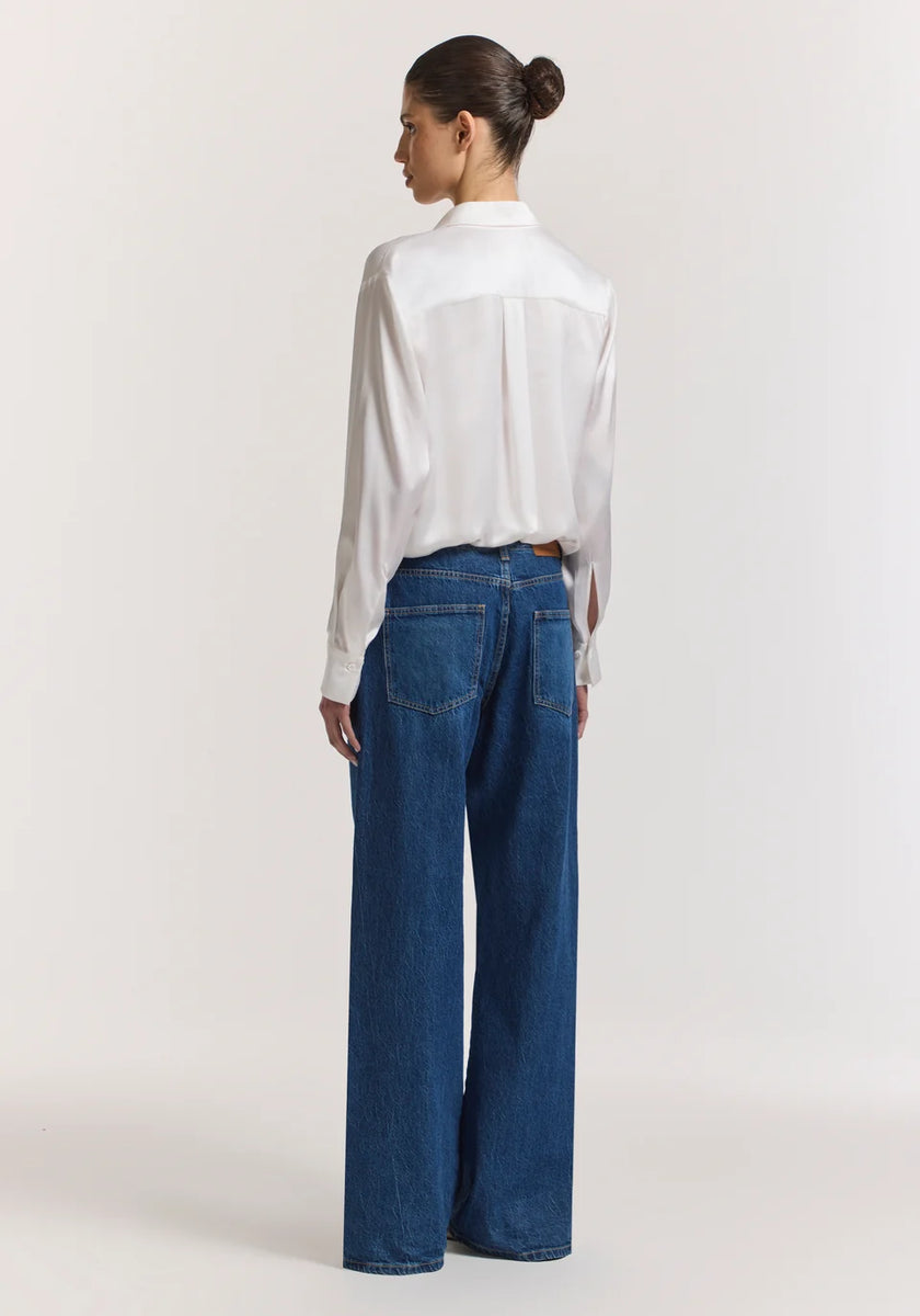 VIKTORIA & WOODS Memorial Silk Shirt - Ivory