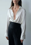 VIKTORIA & WOODS Memorial Silk Shirt - Ivory