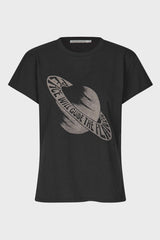 Rabens Saloner Ambia Tee - Faded Black