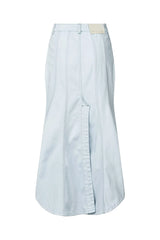 Rabens Saloner Killa Skirt - Light Wash
