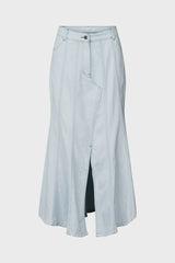 Rabens Saloner Killa Skirt - Light Wash