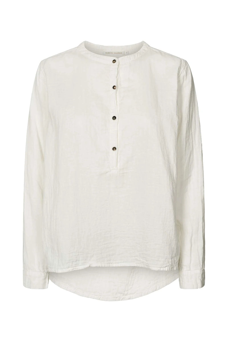 Rabens Saloner Antoinette Top - White