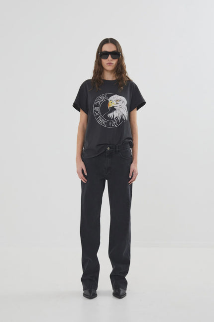 Rabens Saloner Lorelei Denim Pant - Washed Black Denim
