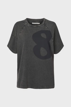Rabens Saloner Ary Tee - Caviar Black