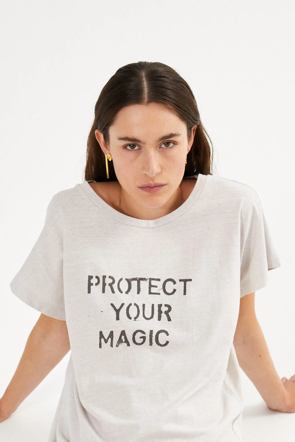 Rabens Saloner Ambla Tee - Dirty Chalk