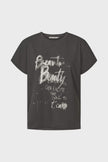 Rabens Saloner Ambla Tee - Beauty Fadeed Black