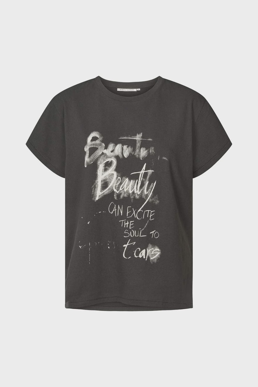 Rabens Saloner Ambla Tee - Beauty Fadeed Black