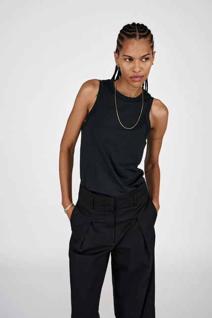 Rabens Saloner Johnny Tank Top - Black