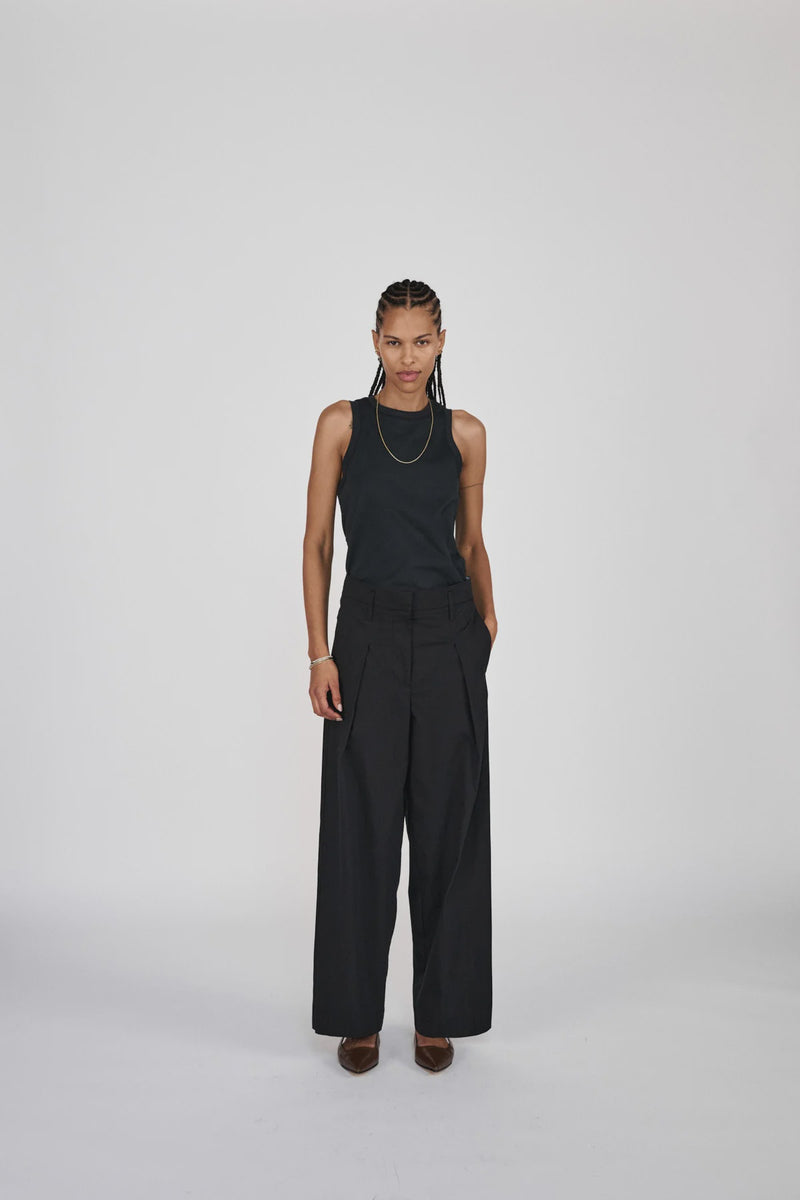 Rabens Saloner Johnny Tank Top - Black