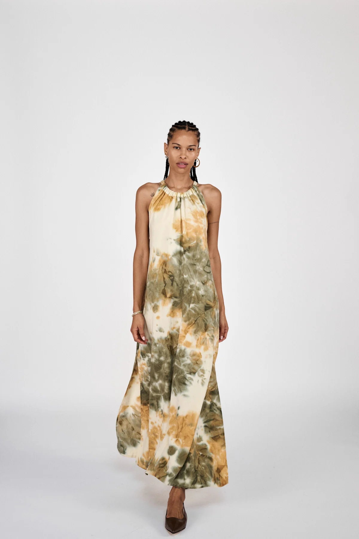 Rabens Saloner Hope Halter Dress