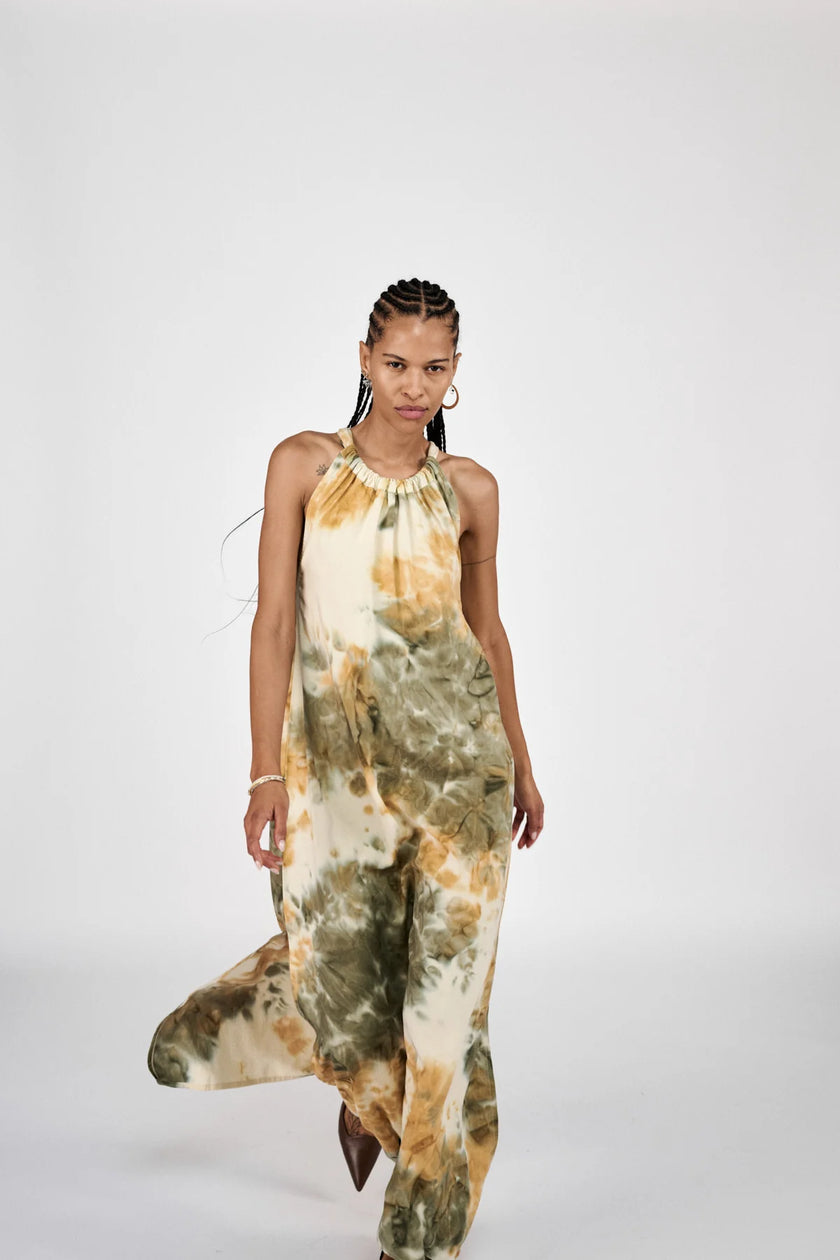 Rabens Saloner Hope Halter Dress