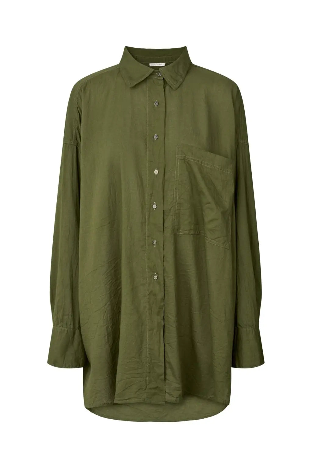 Rabens Saloner Noah Shirt - Army Green