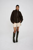 Rabens Saloner Sigal Jacket - Dark Brown