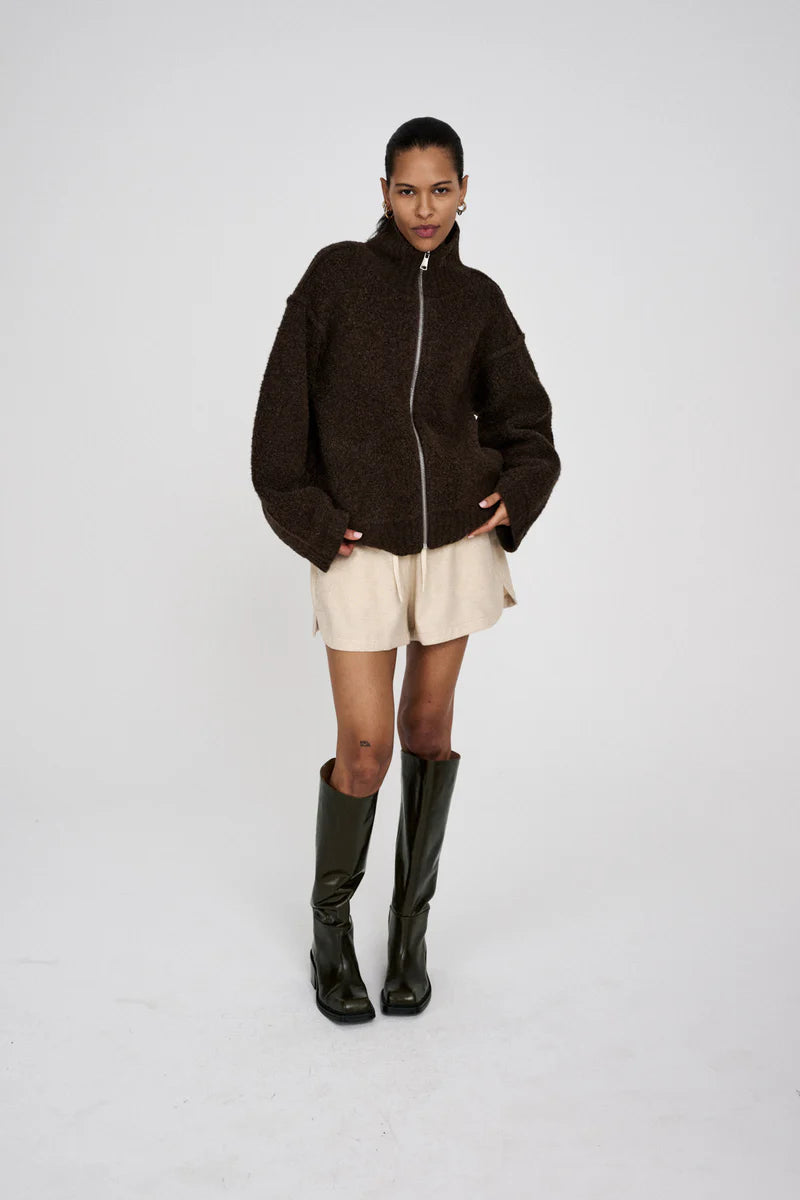 Rabens Saloner Sigal Jacket - Dark Brown