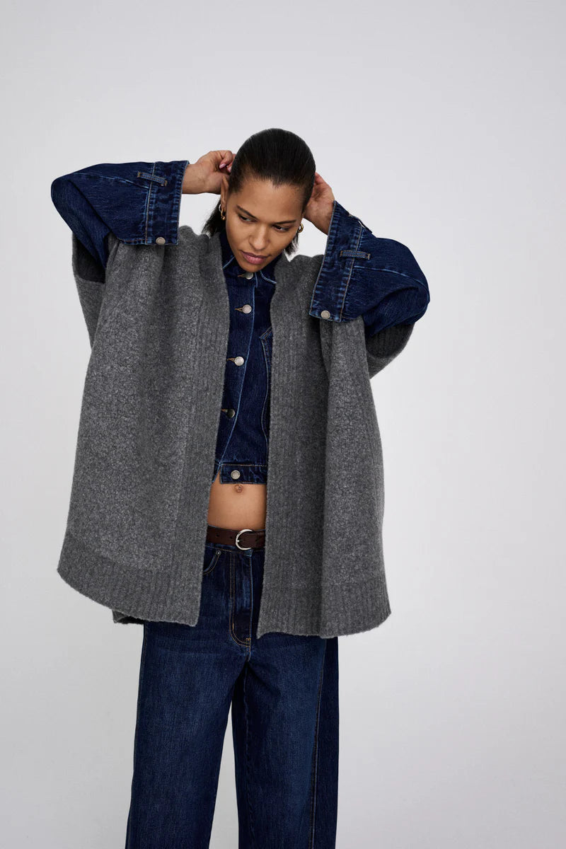 Rabens Saloner Dorris Jacket - Grey Melange