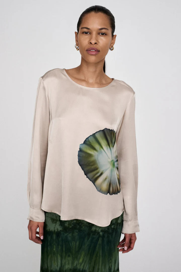 Rabens Saloner Ibi Blouse - Powder Combo