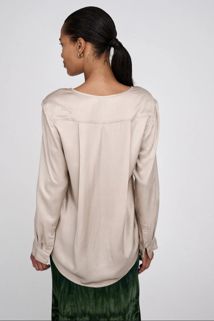 Rabens Saloner Ibi Blouse - Powder Combo