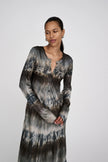 Rabens Saloner Karin Dress - Cement Combo