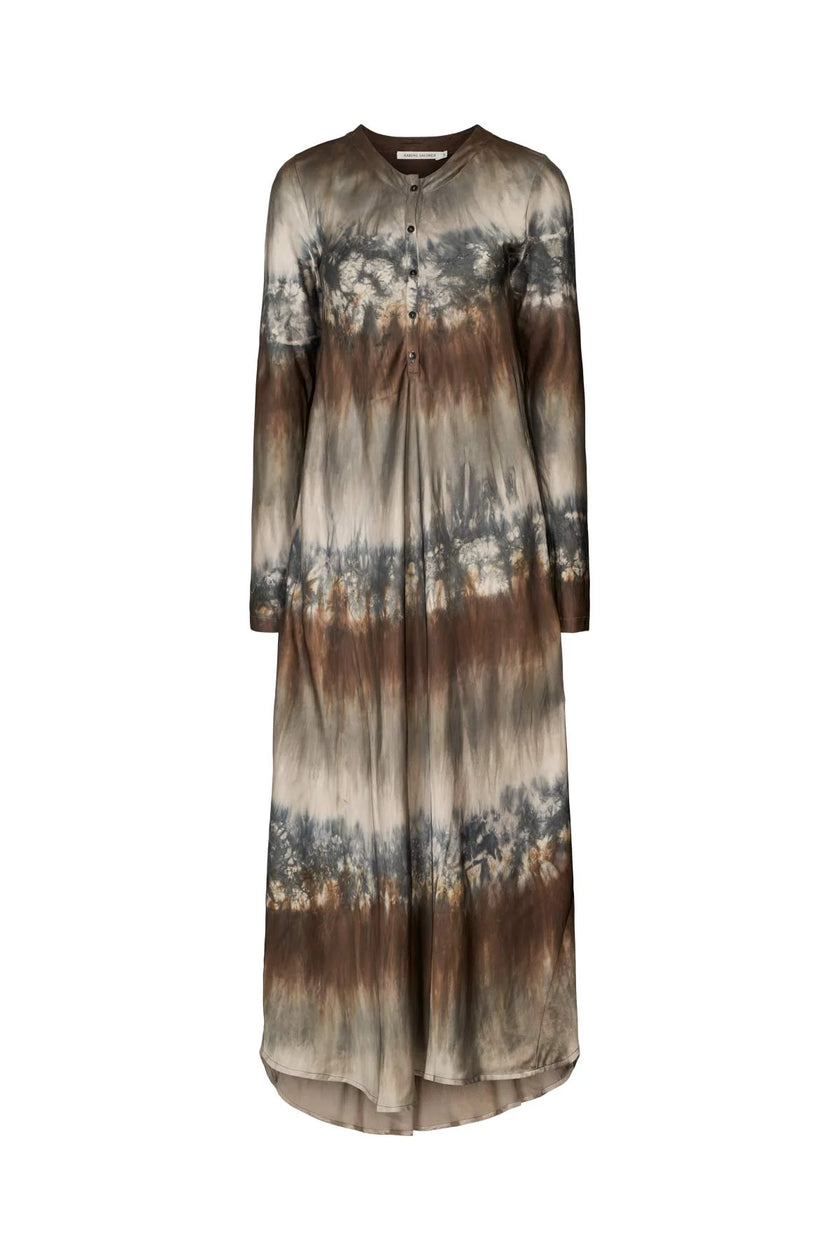 Rabens Saloner Karin Dress - Cement Combo
