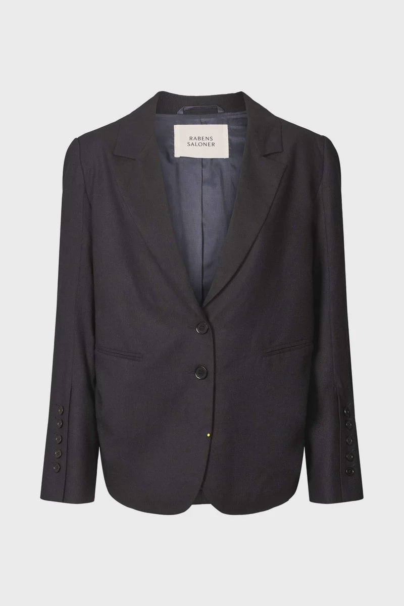Rabens Saloner Sabira Jacket - Midnight