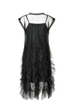 Rabens Saloner Ghita Dress - Black Tulle