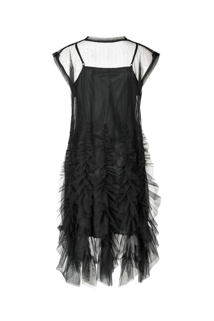 Rabens Saloner Ghita Dress - Black Tulle