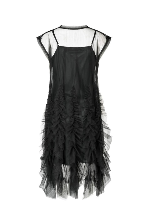 Rabens Saloner Ghita Dress - Black Tulle