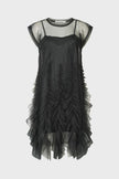 Rabens Saloner Ghita Dress - Black Tulle