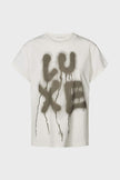 Rabens Saloner Ambla Tee - Luxe - White/Black