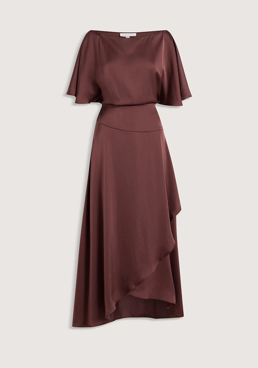VIKTORIA & WOODS Superstitious Dress - Mahogany
