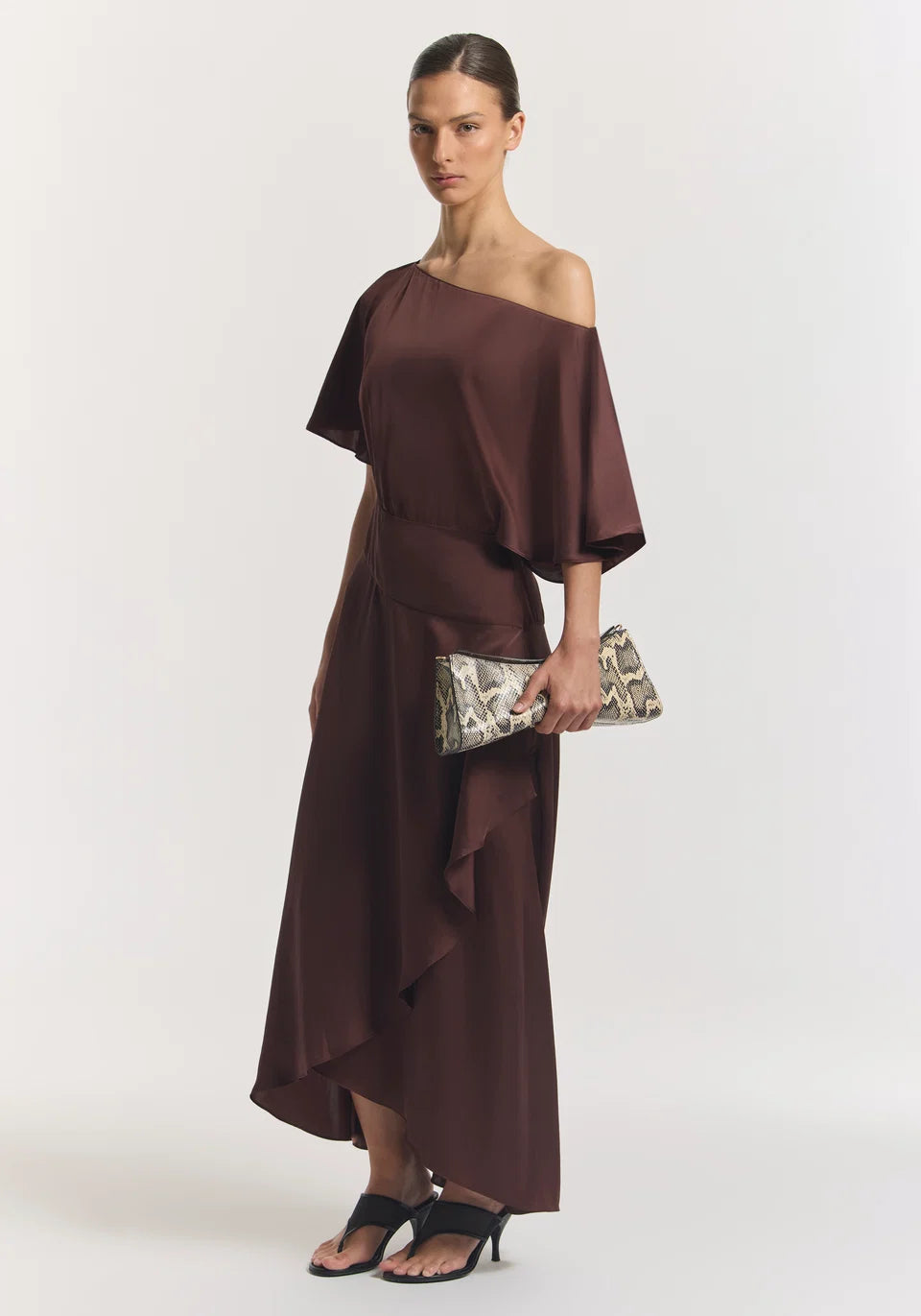 VIKTORIA & WOODS Superstitious Dress - Mahogany
