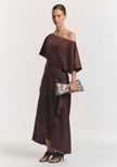 VIKTORIA & WOODS Superstitious Dress - Mahogany