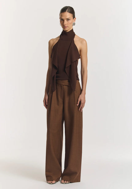 VIKTORIA & WOODS Columbus Wool Trouser