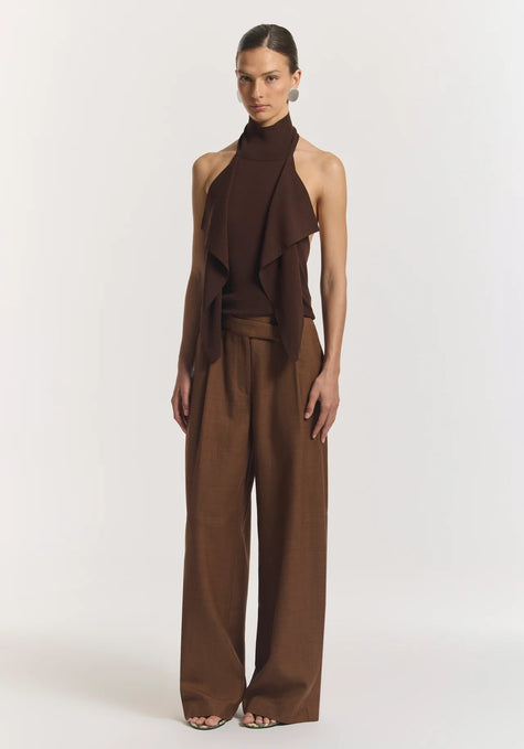 VIKTORIA & WOODS Columbus Wool Trouser