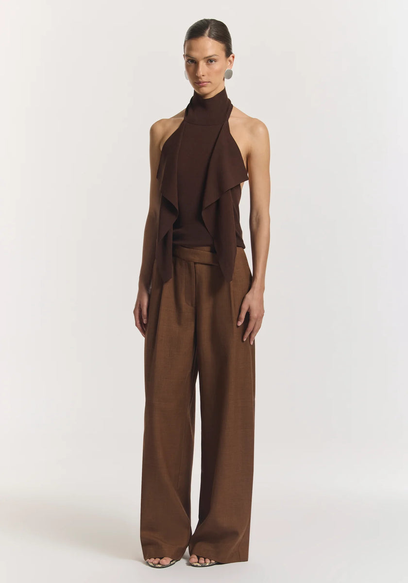 VIKTORIA & WOODS Columbus Wool Trouser