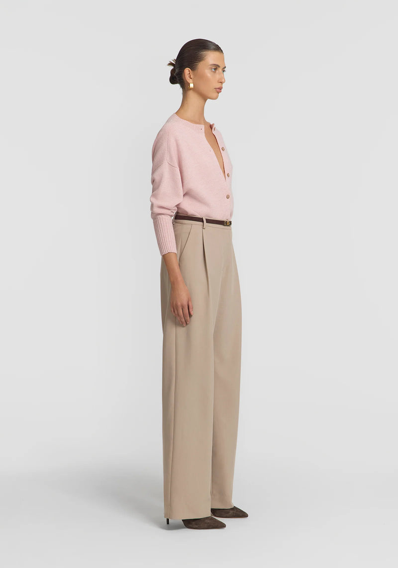 VIKTORIA & WOODS Hart Merino Cardigan - Rose Marle