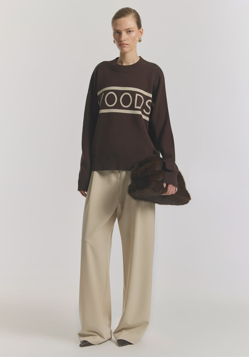 VIKTORIA & WOODS Supercross Knit - Chocolate