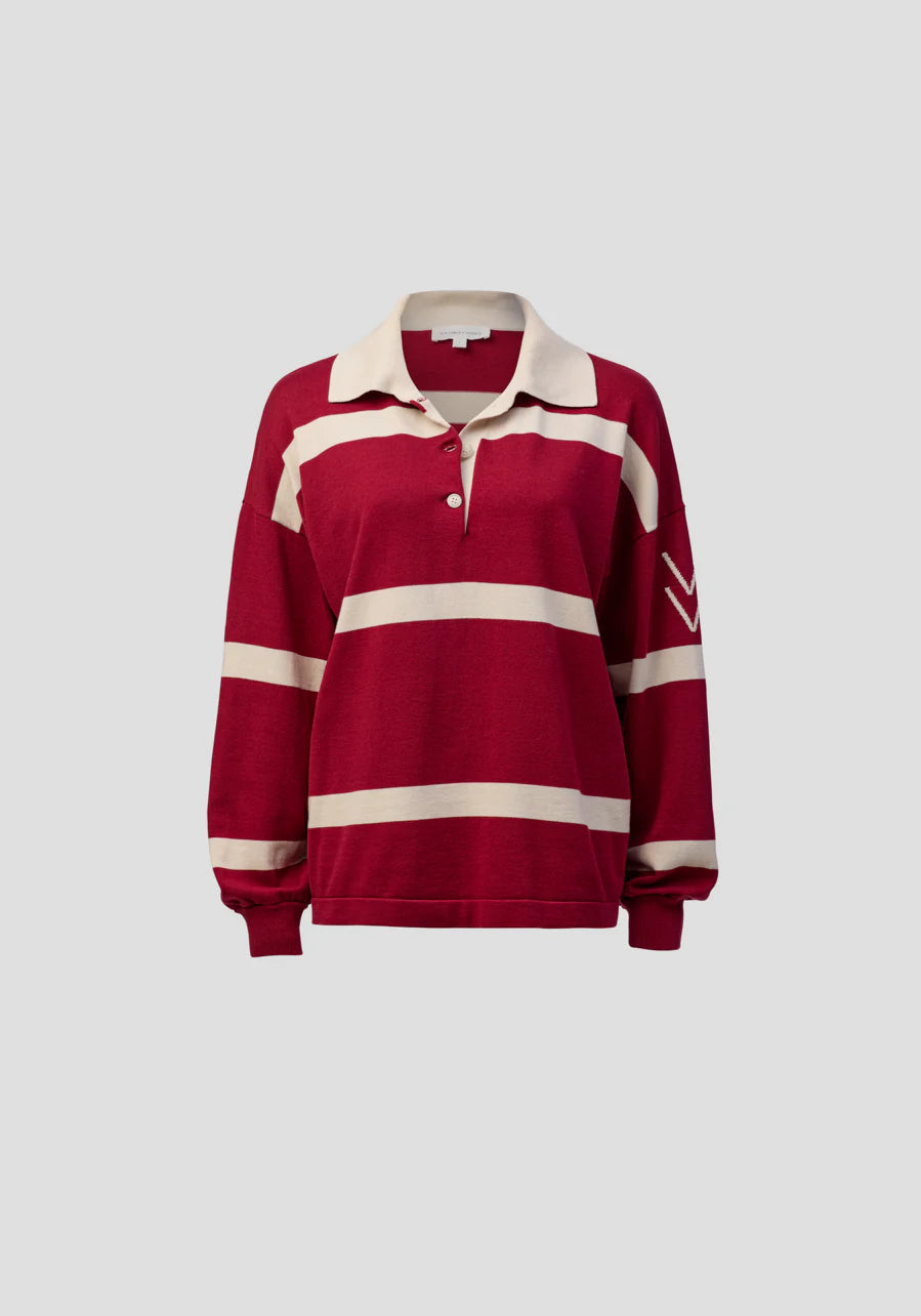 VIKTORIA & WOODS Rival Polo Knit