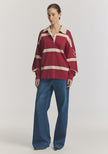 VIKTORIA & WOODS Rival Polo Knit
