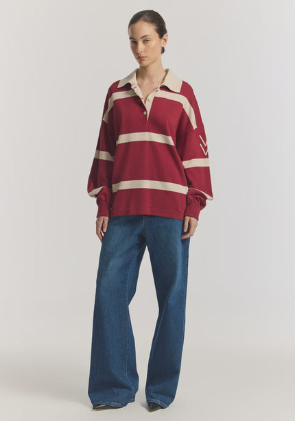 VIKTORIA & WOODS Rival Polo Knit