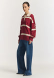VIKTORIA & WOODS Rival Polo Knit