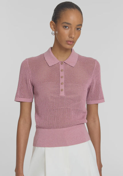 VIKTORIA & WOODS Dandelion Polo - Blush Marle