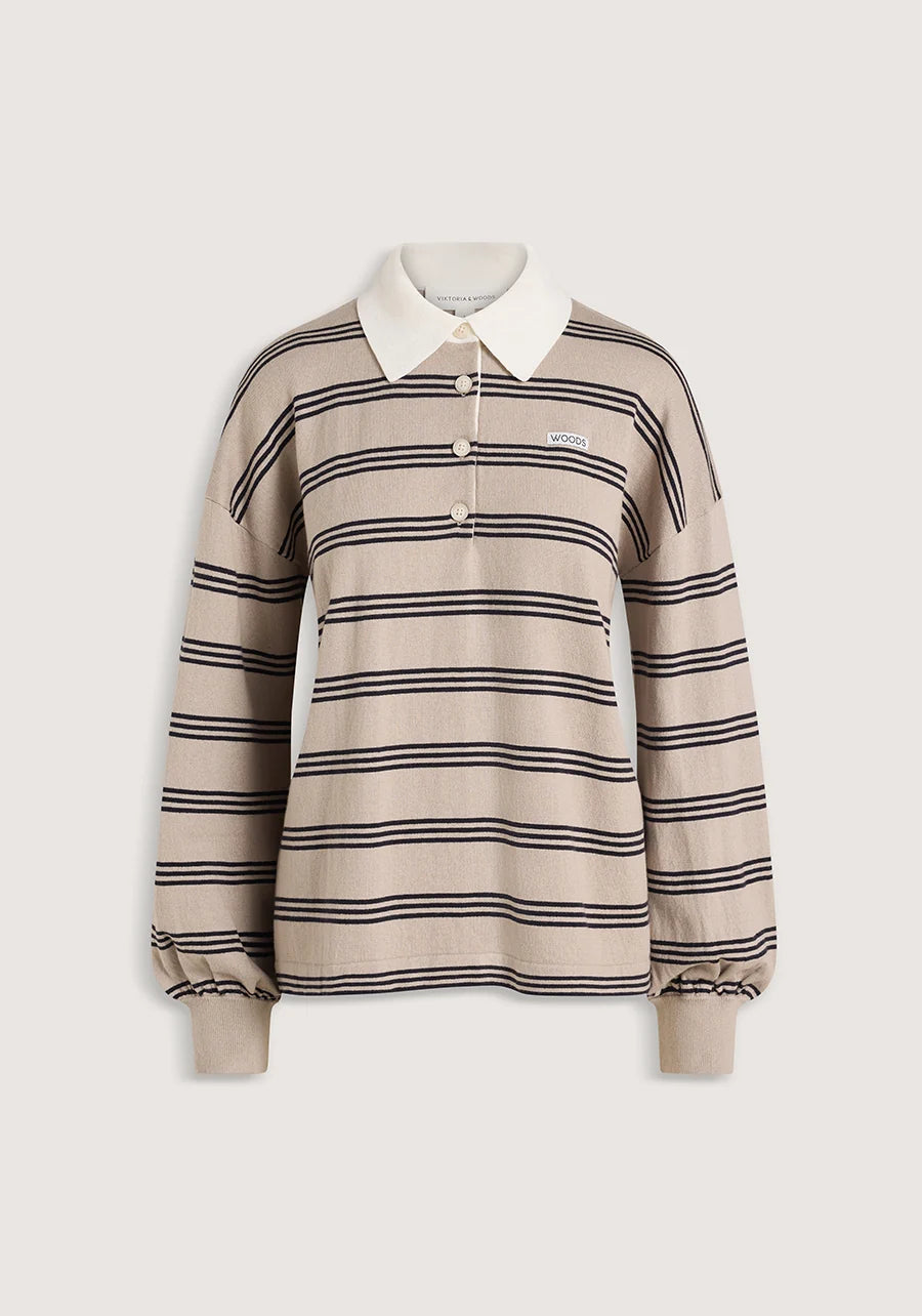 VIKTORIA & WOODS Pinnacle Polo Knit