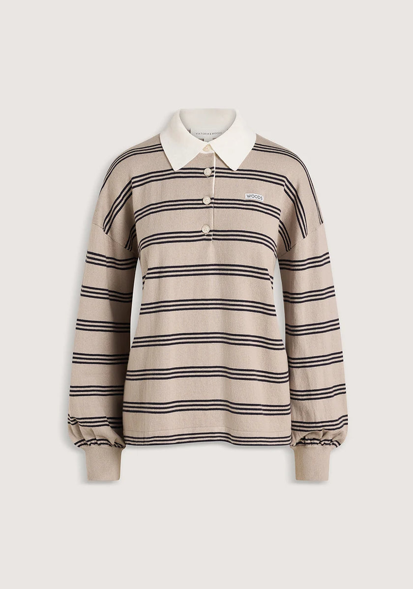 VIKTORIA & WOODS Pinnacle Polo Knit