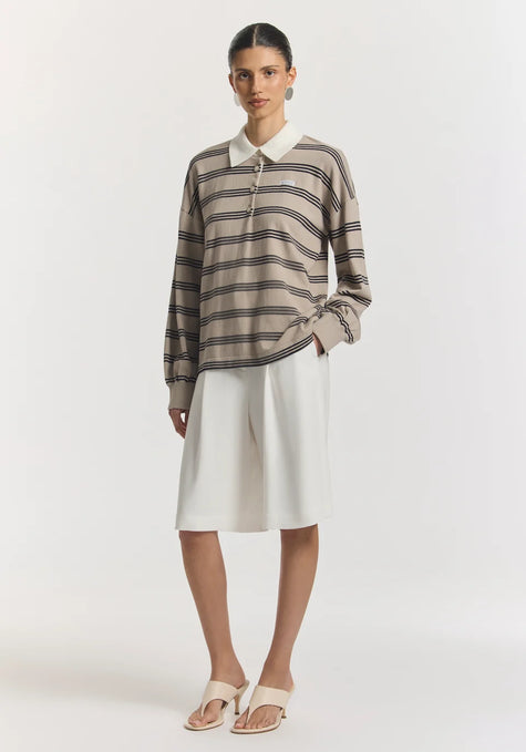 VIKTORIA & WOODS Pinnacle Polo Knit