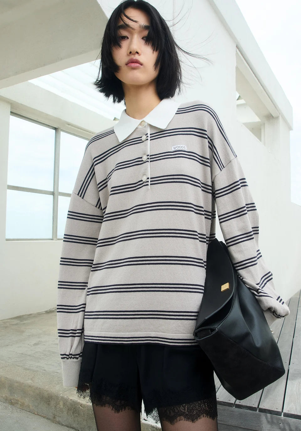 VIKTORIA & WOODS Pinnacle Polo Knit