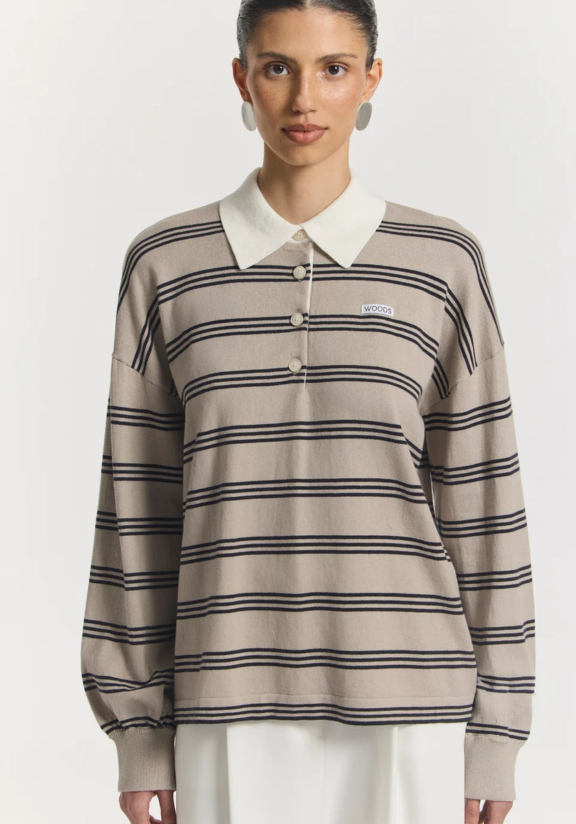 VIKTORIA & WOODS Pinnacle Polo Knit