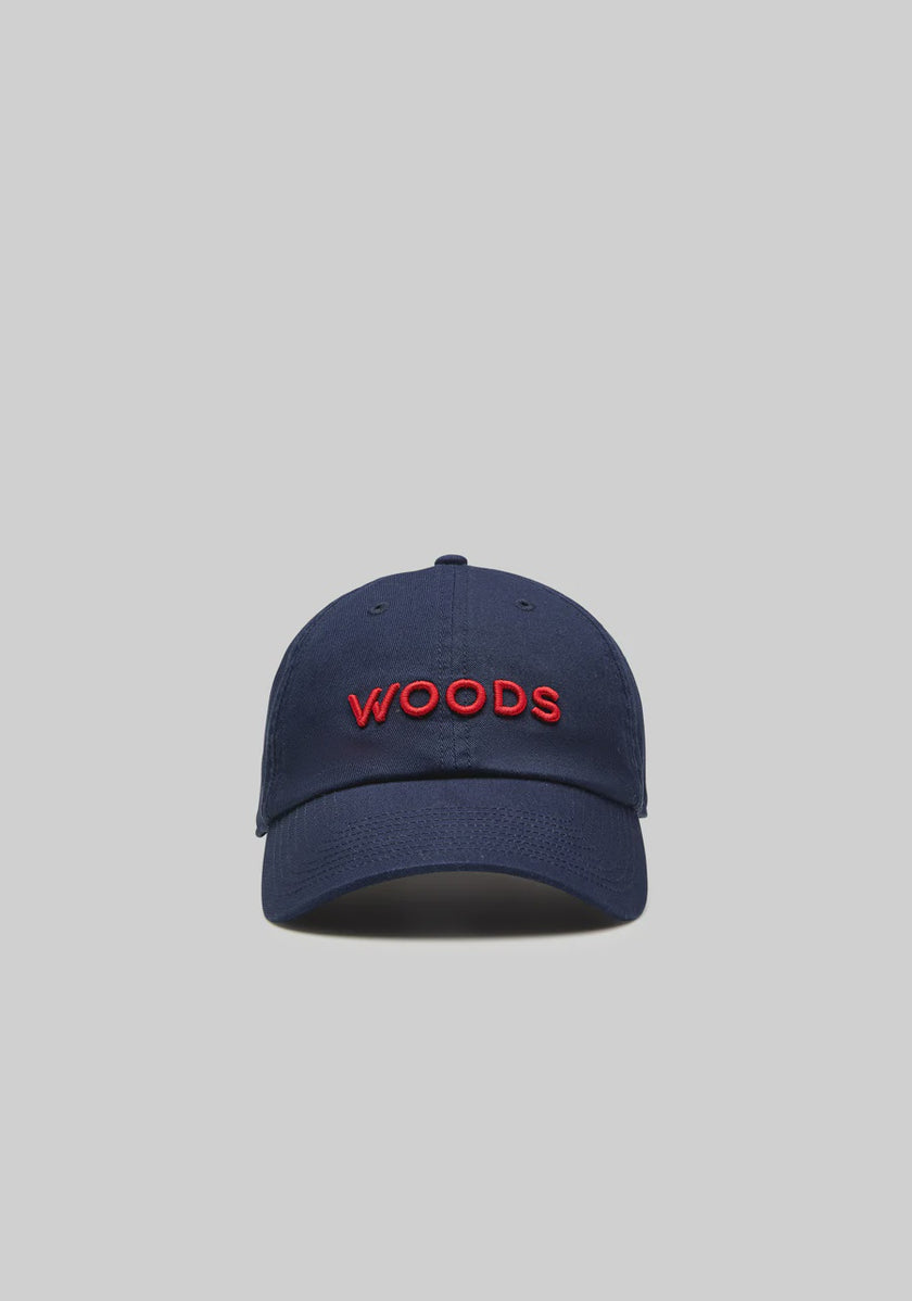 VIKTORIA & WOODS Woods Cap - Navy/Red